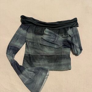 Edikted Black and Green Top